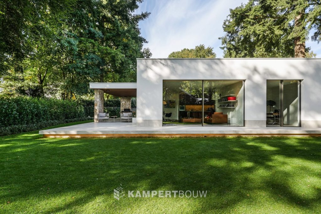 Gevelisolatie bij een nieuwbouwbungalow in Bennekom door HPB Gevelisolatie – foto 2 van 5