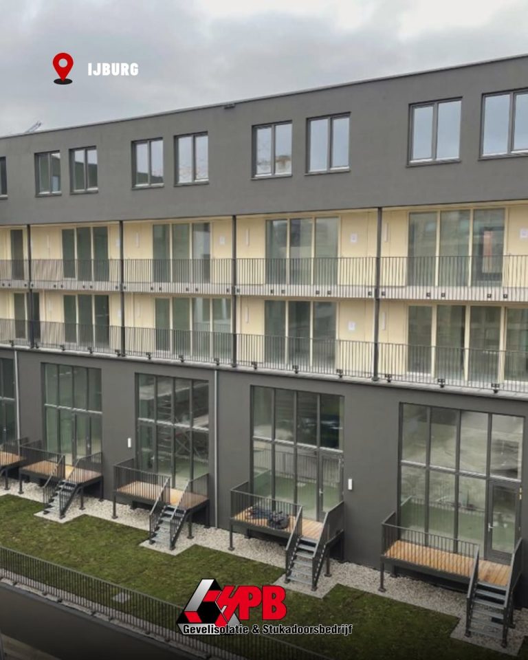 Zakelijke renovatie met STO-gevelisolatie in IJburg door HPB Gevelisolatie – foto 1 van 1