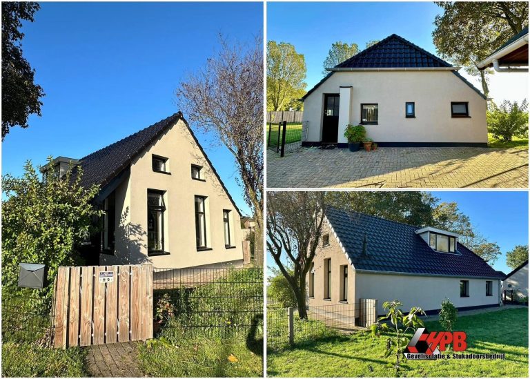 Gevelisolatie met sierpleister in Nieuw-Weerdinge door HPB Gevelisolatie – foto 1 van 1