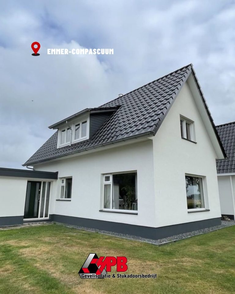 Gevelrenovatie met gevelisolatie in Emmer-Compascuum door HPB Gevelisolatie – foto 1 van 1