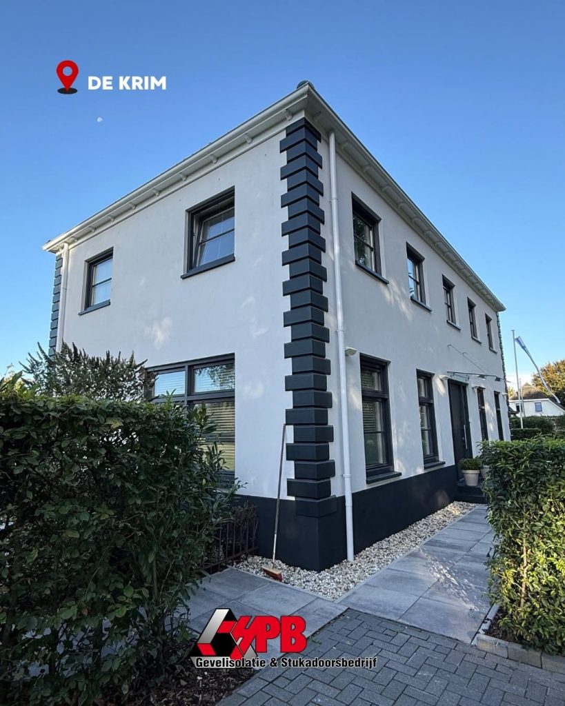 Gevelrenovatie met schuurwerk in De Krim door HPB Gevelisolatie – foto 1 van 1