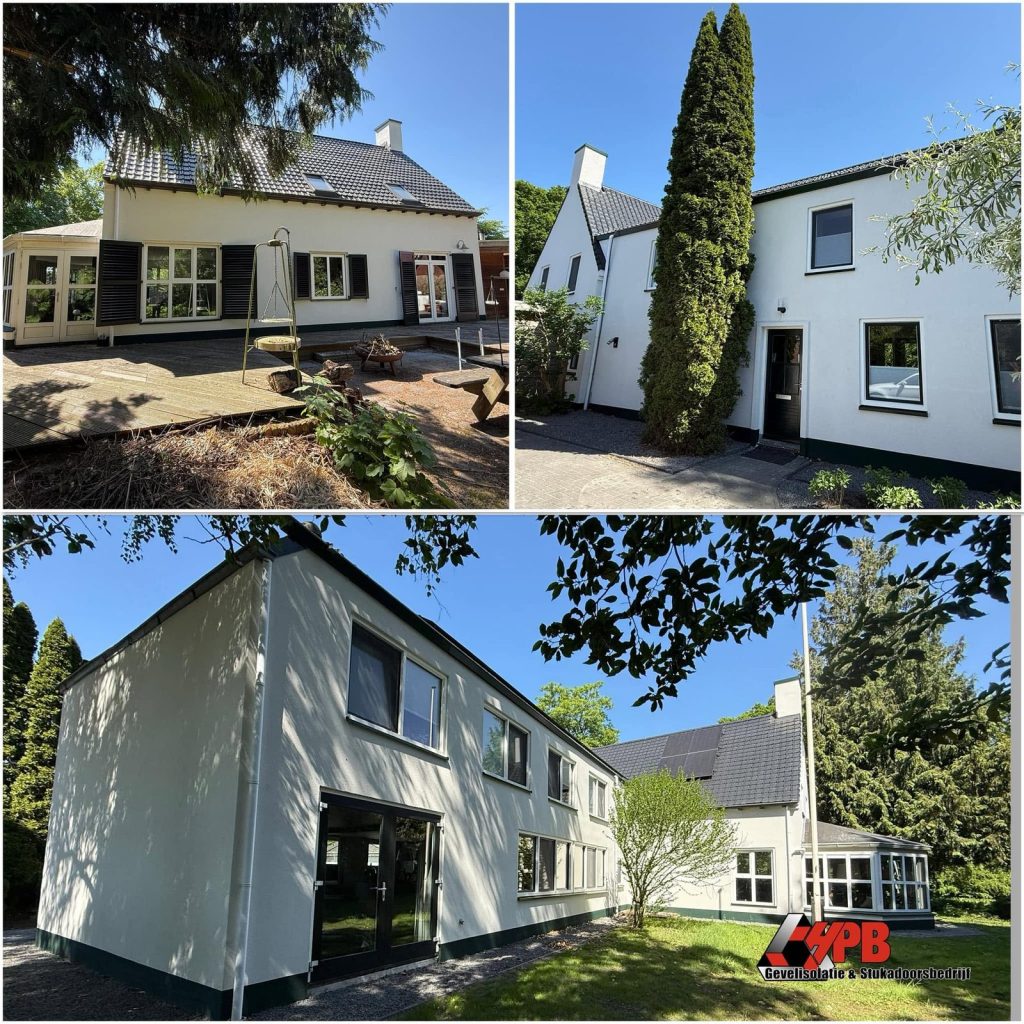 Gevelstucwerk met sierpleister in Nieuw-Buinen door HPB Gevelisolatie – foto 2 van 2