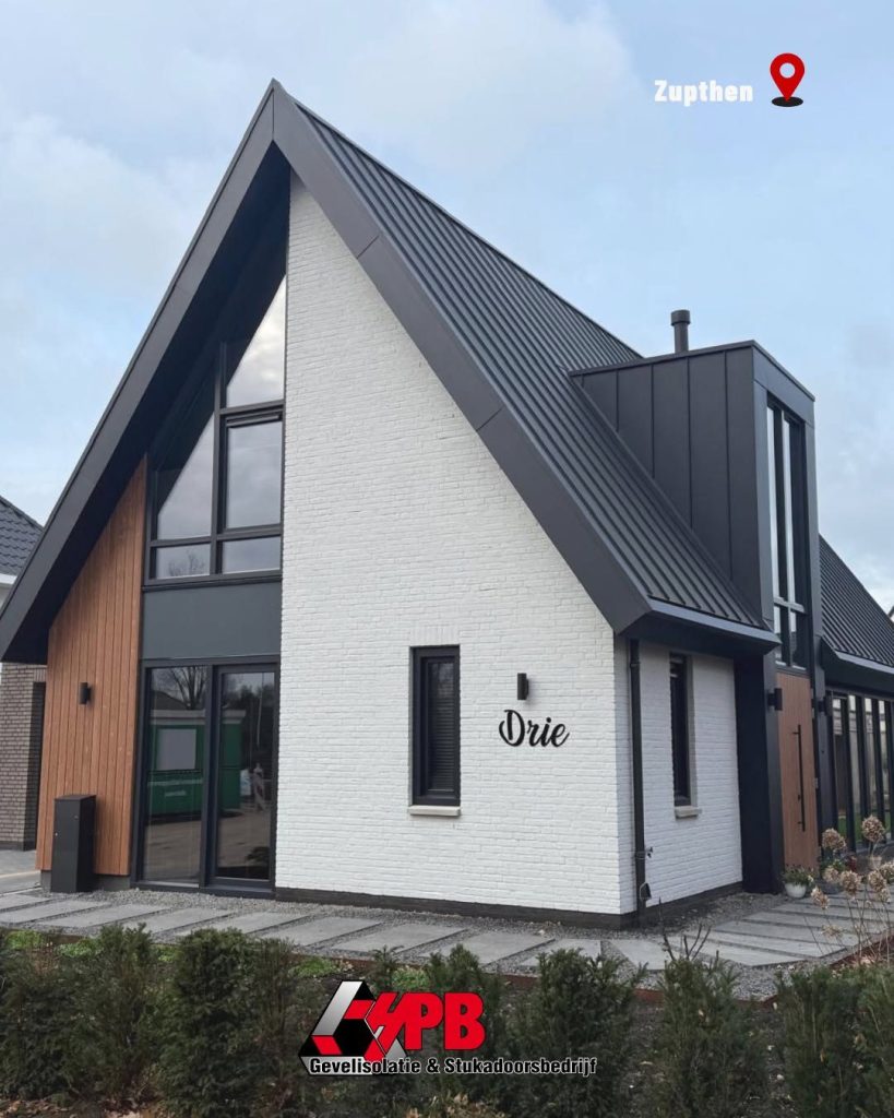 Keimen van een nieuwbouwwoning in Zutphen door HPB Gevelisolatie – foto 1 van 1
